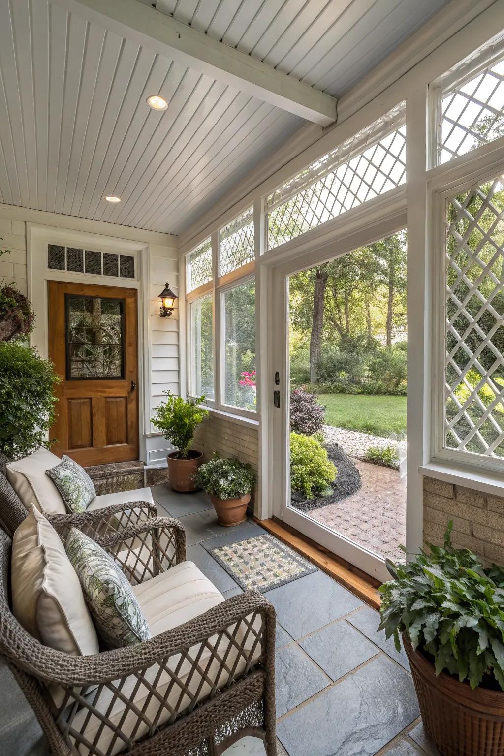 Strategic design ensures privacy with an open feel.