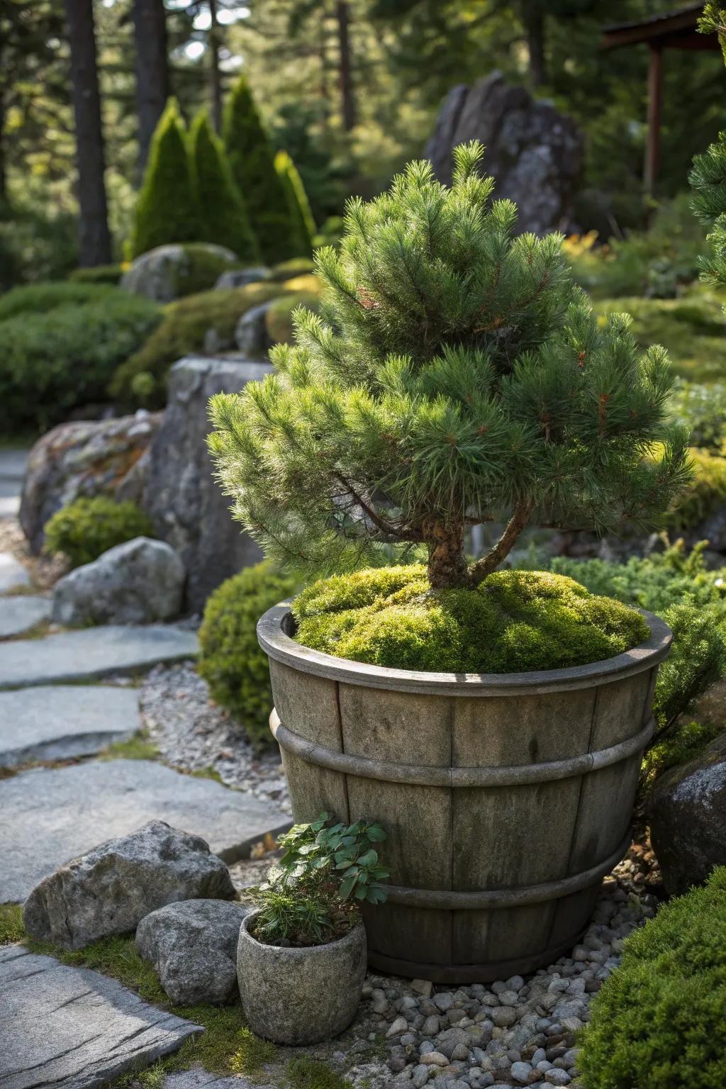 Dwarf Mugo Pine: alpine charm for your shade garden.
