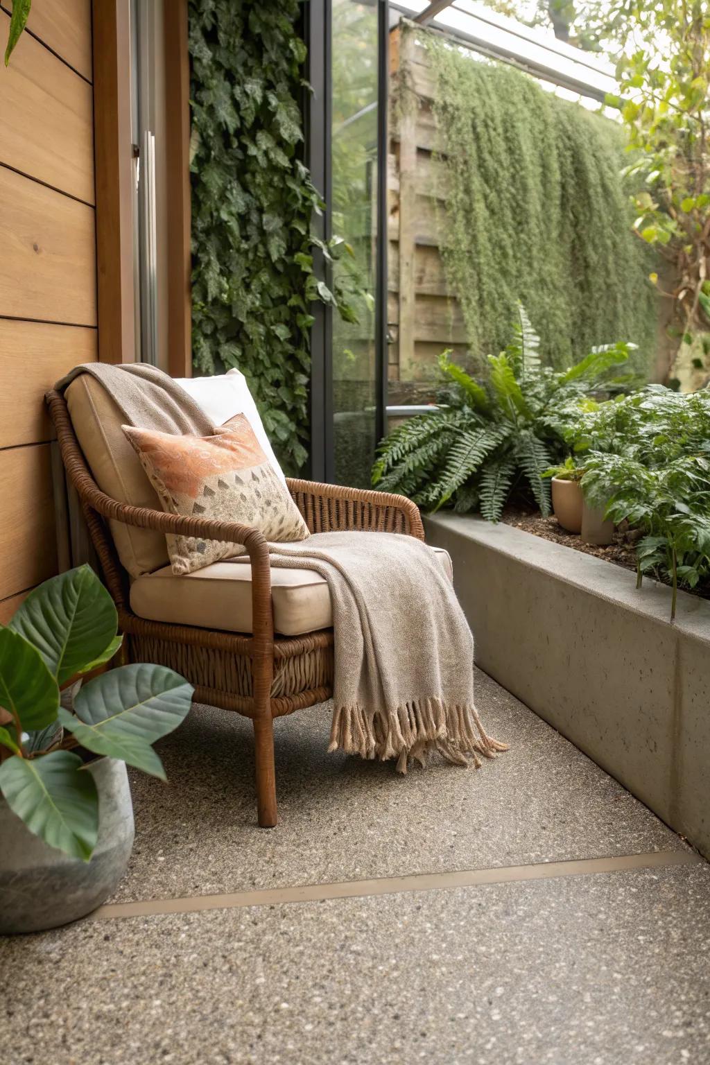 A snug little nook perfect for quiet moments.