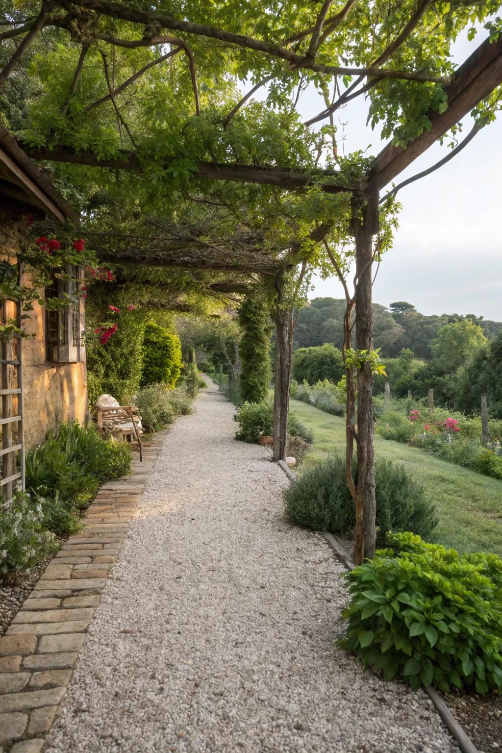 Gravel extensions are a cost-effective way to expand your patio.