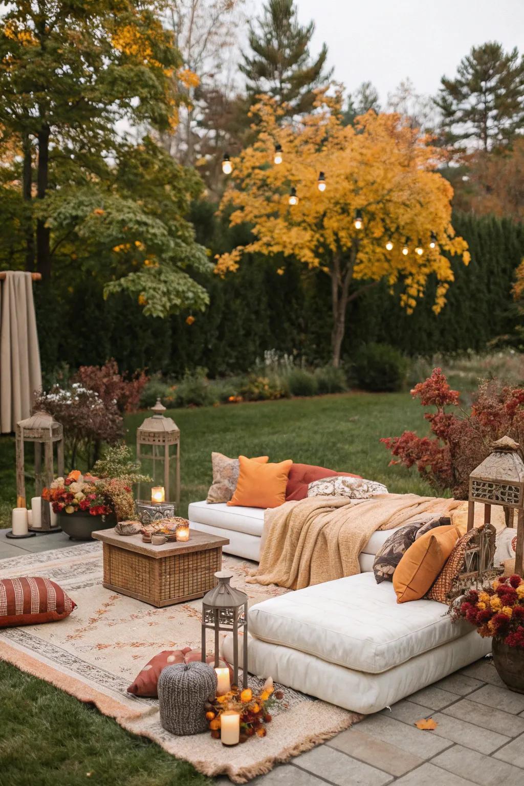Comfortable lounge areas invite guests to relax.
