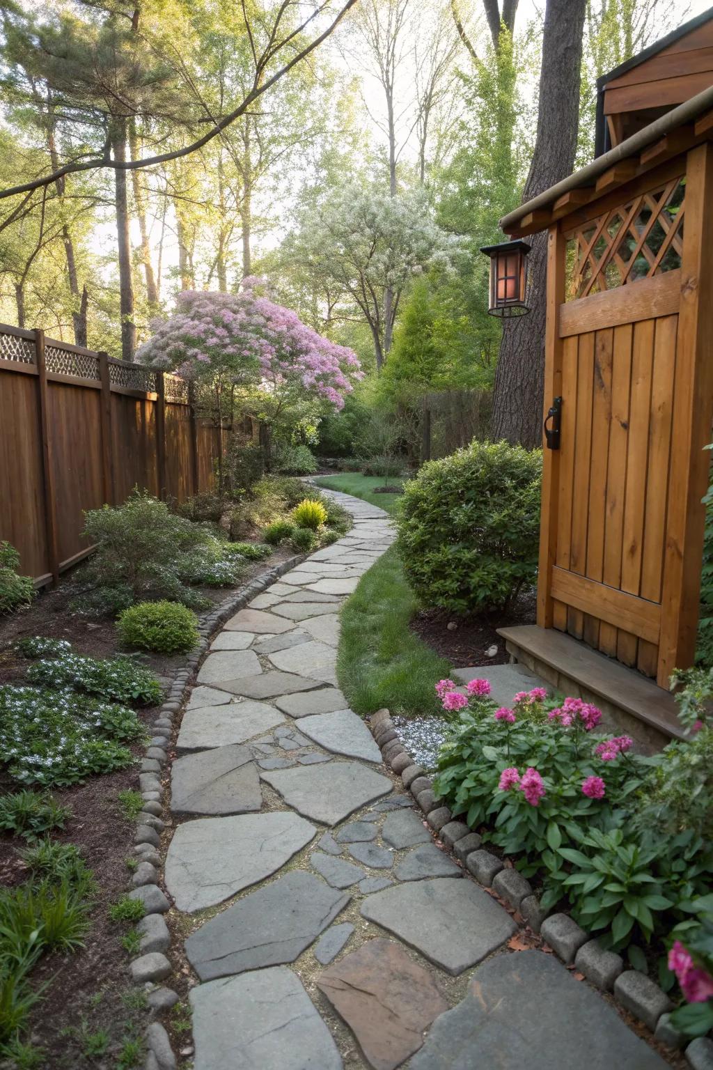 Natural materials creating a charming ambiance.