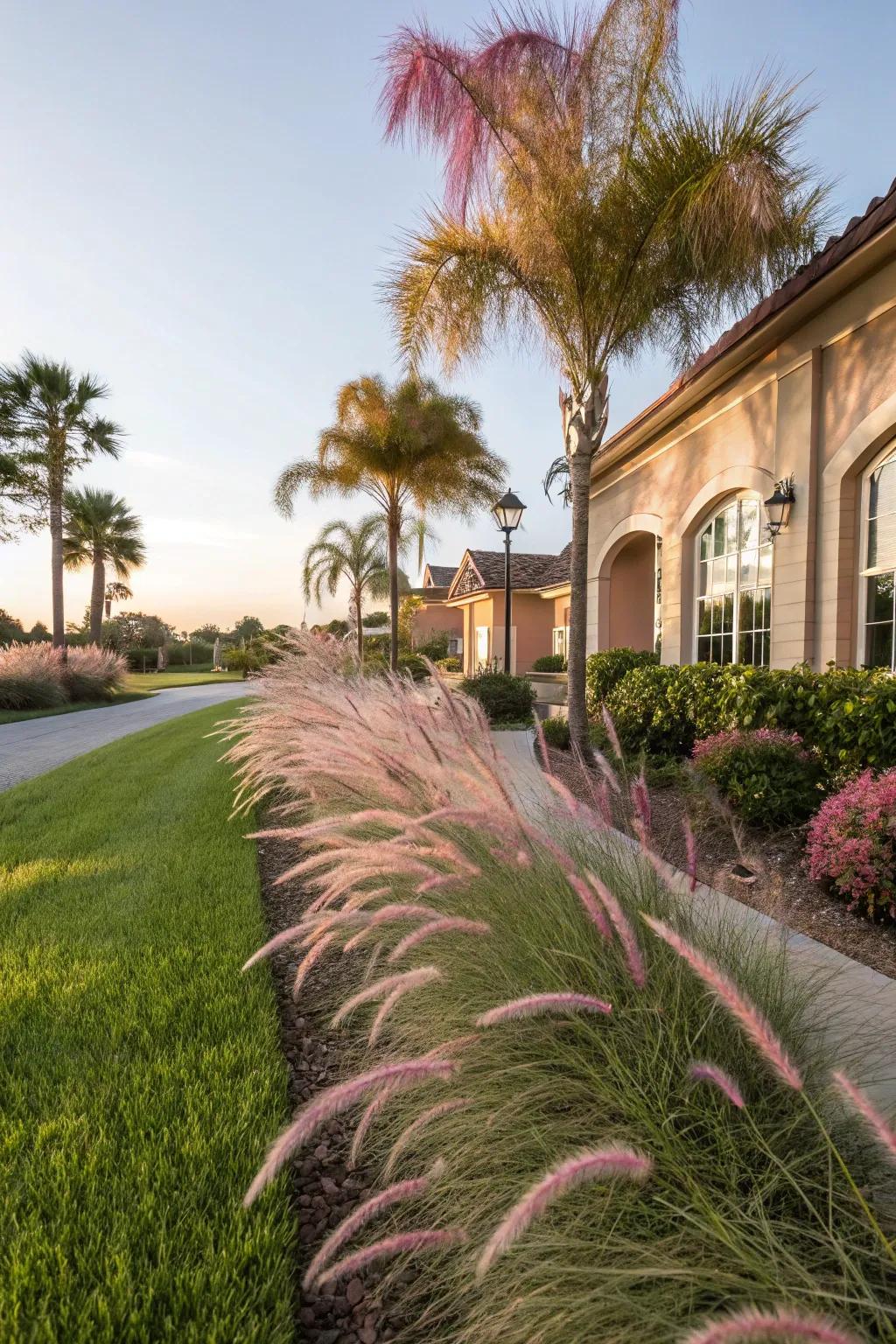 Ornamental grasses that provide elegance and low maintenance.