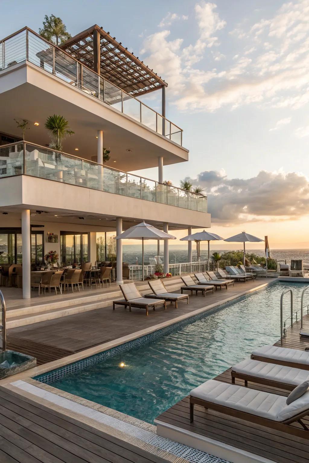 Add depth and style with a multi-level deck design.