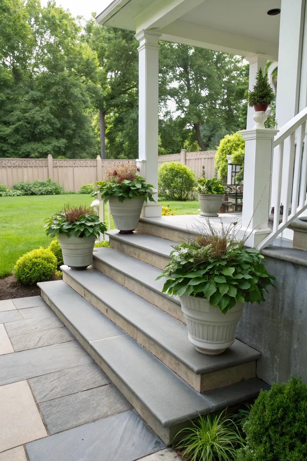 Symmetry brings harmony and balance to your porch.