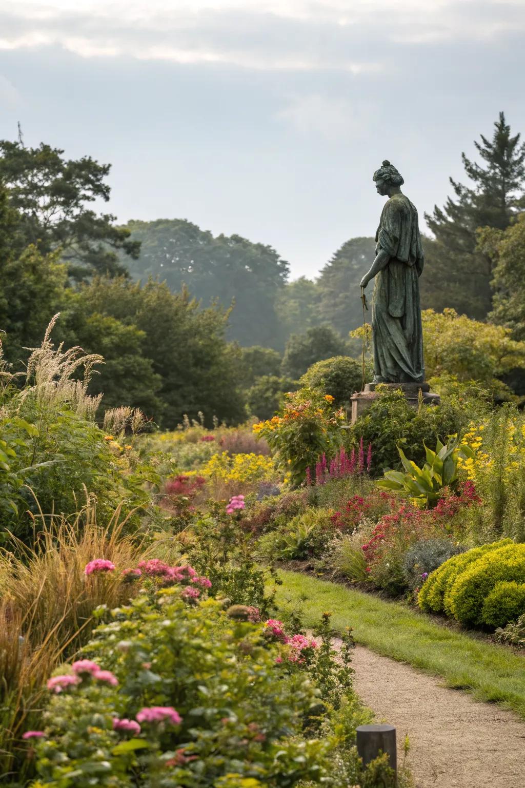 An eco-friendly statue promoting sustainability.
