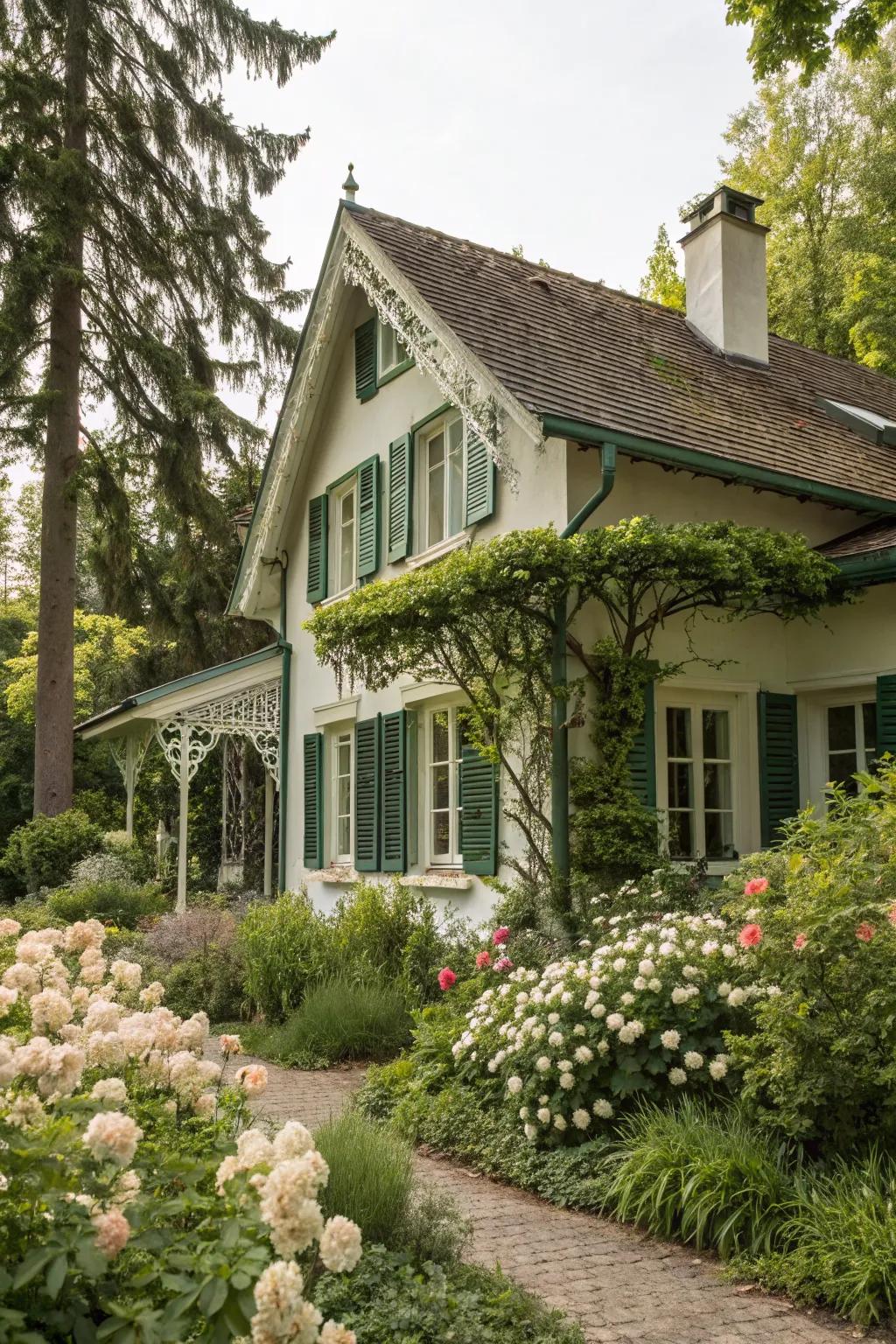 Classic elegance with decorative corbels