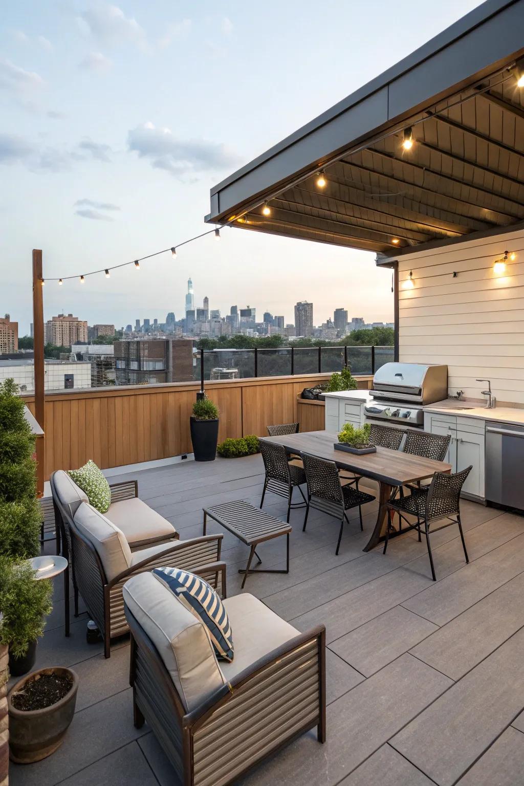 Make the most of your space with a multifunctional deck.