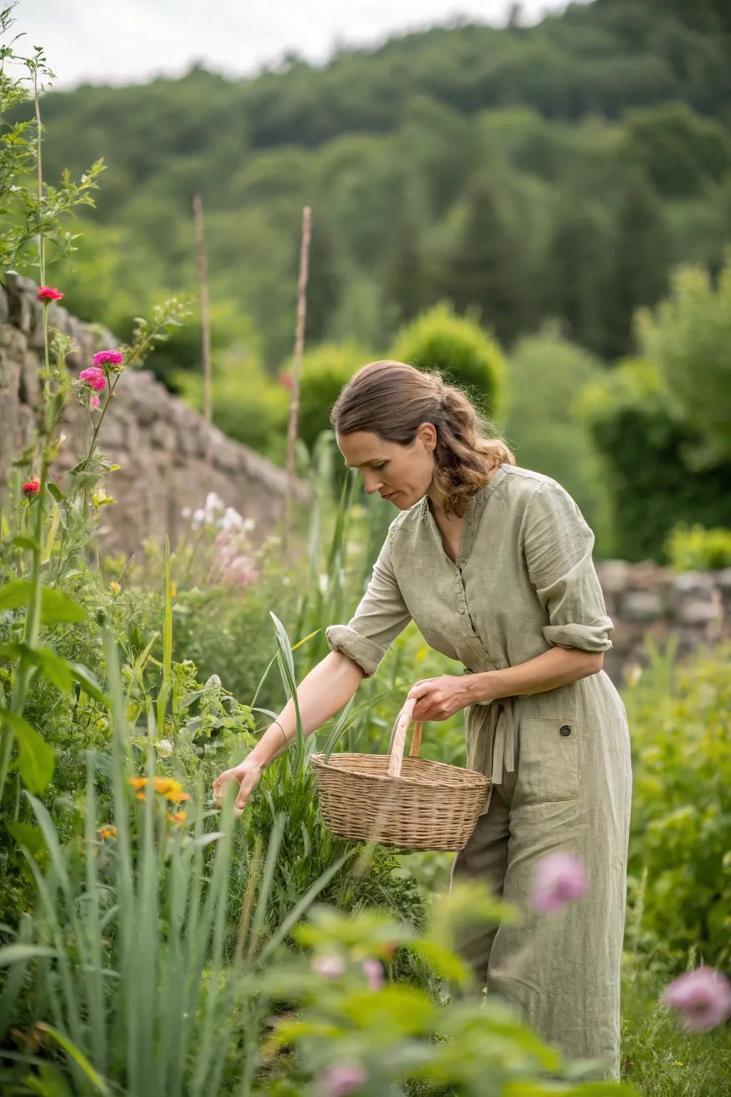 Opt for eco-friendly materials for sustainable gardening attire.