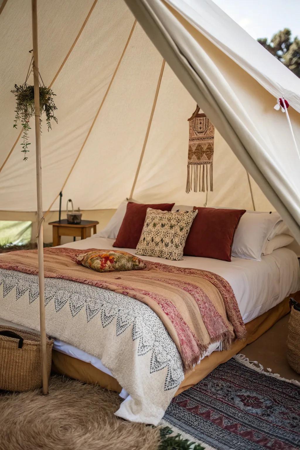 Ensure a restful sleep with comfortable and plush bedding.