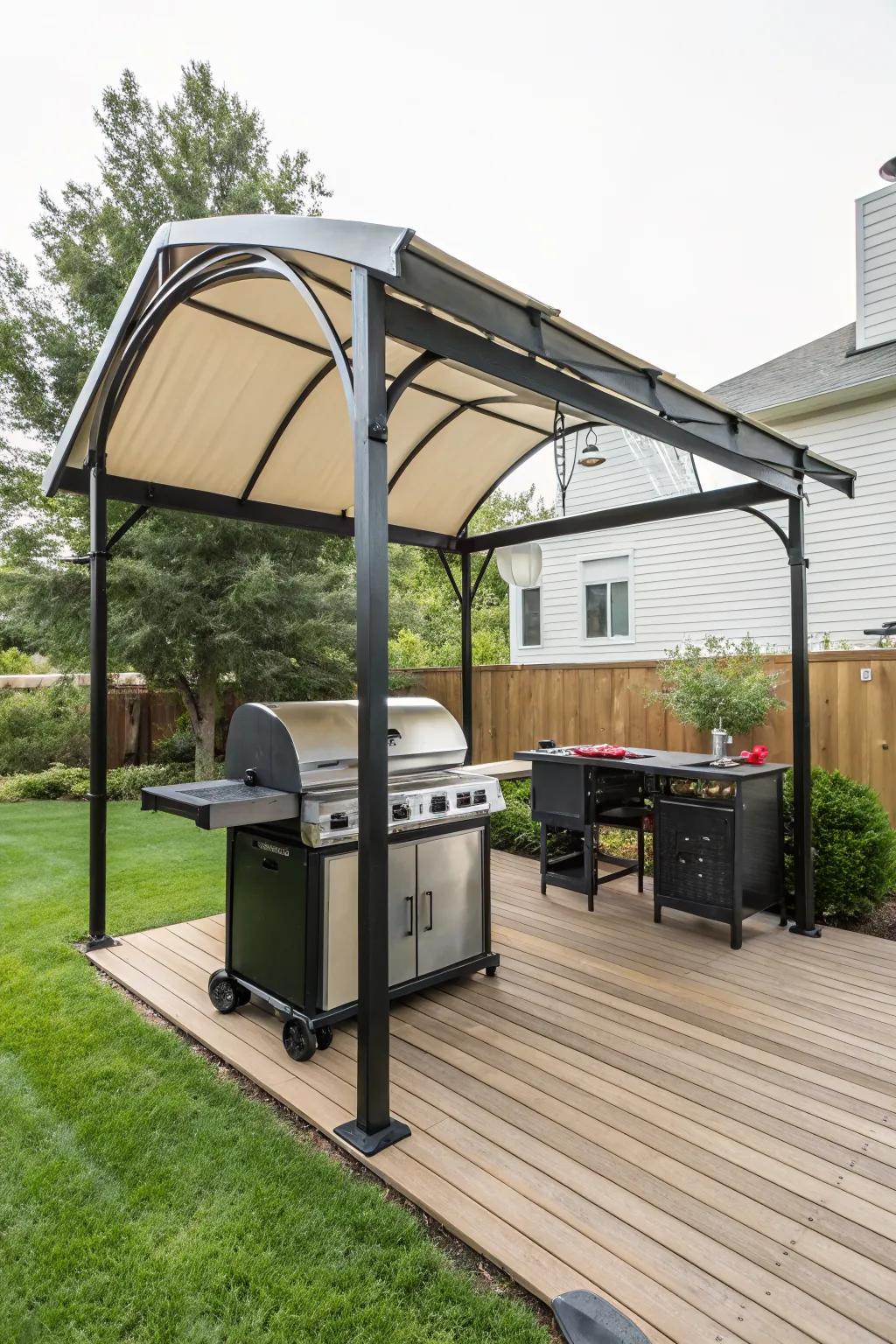 Enjoy flexibility with customizable canopy options.