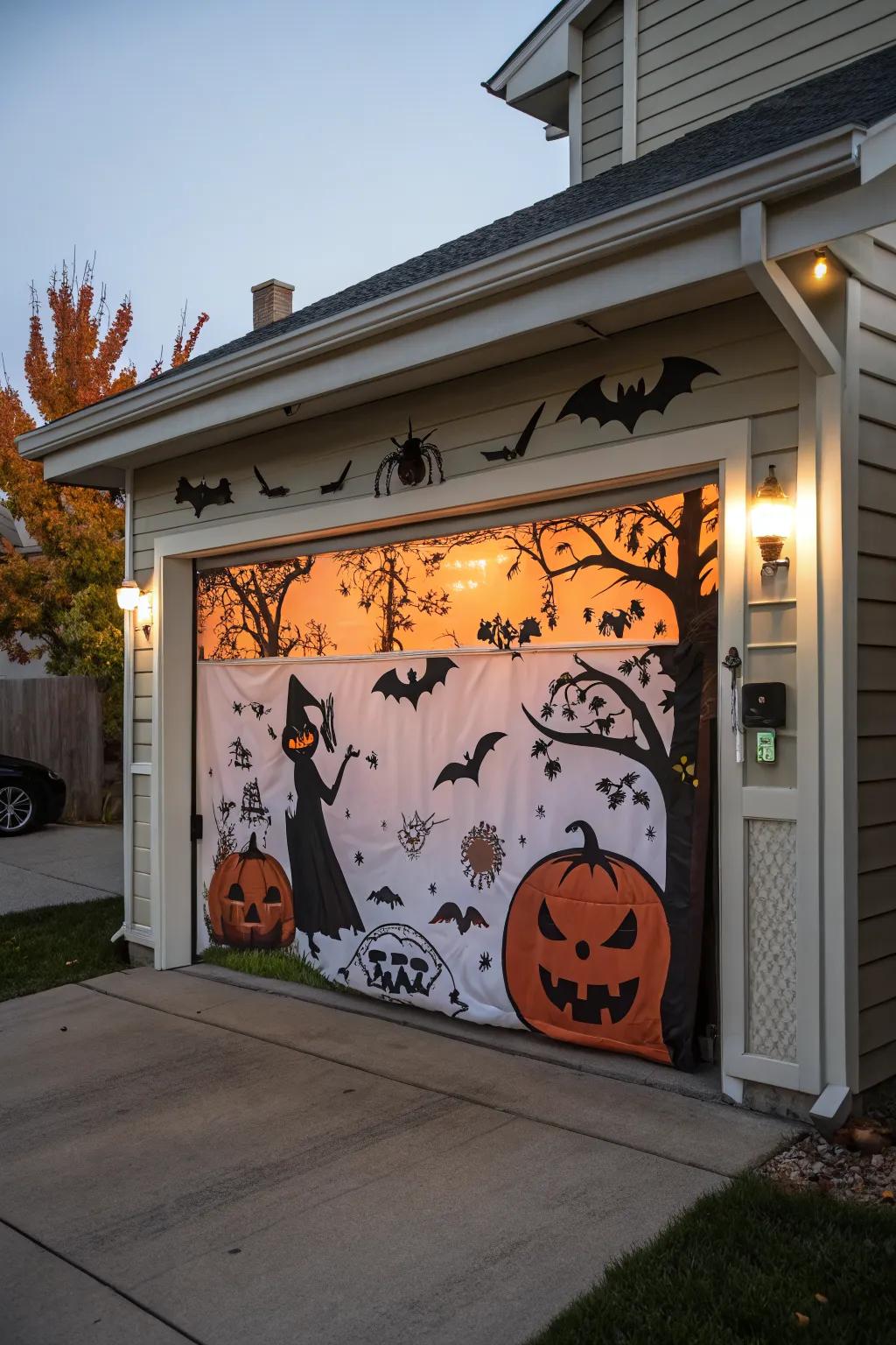 Custom garage covers offer a dramatic transformation with ease.