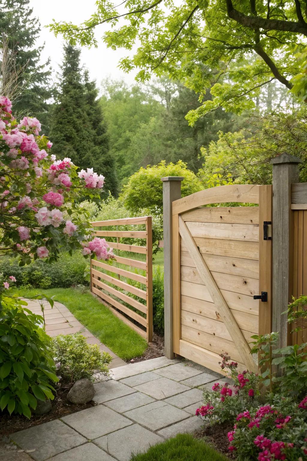A natural finish highlights the wood's inherent beauty.