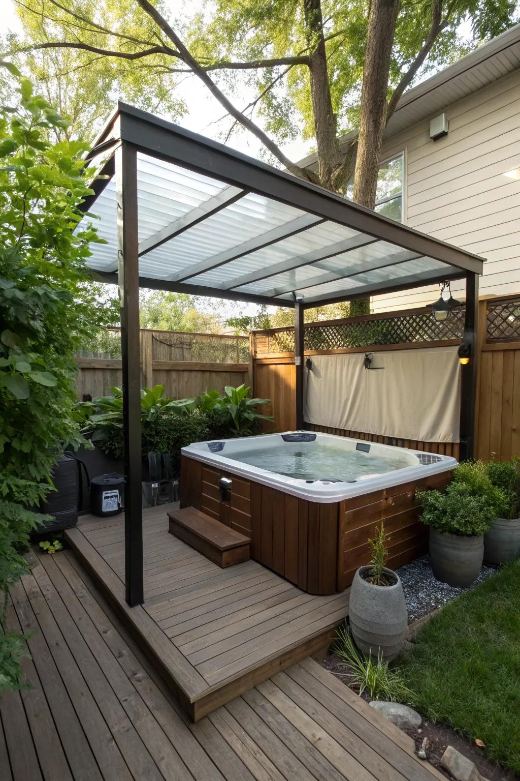Make the most of your space with a floating deck enclosure.