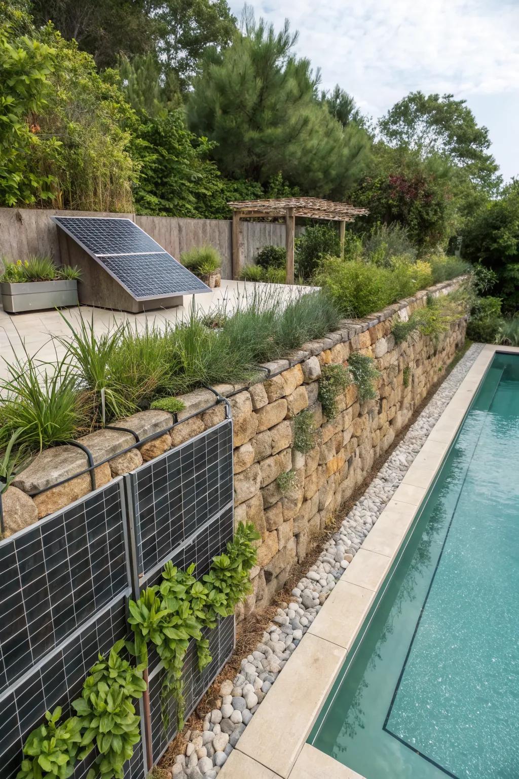 Embrace sustainability with recycled materials.