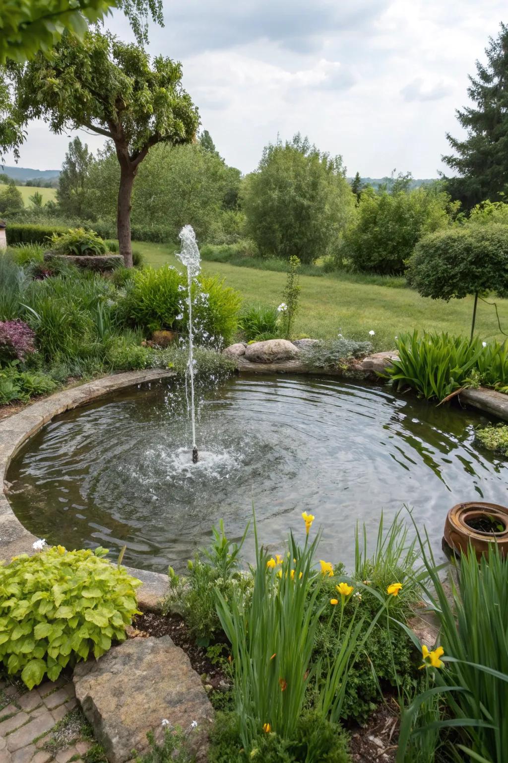 Water features bring tranquility and beauty to your garden.