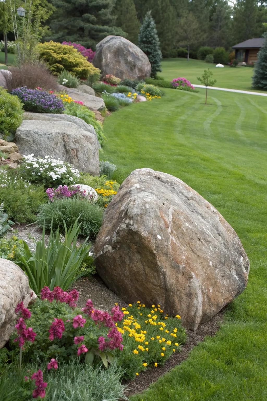 Contrasting textures bring dynamic elements to your garden.