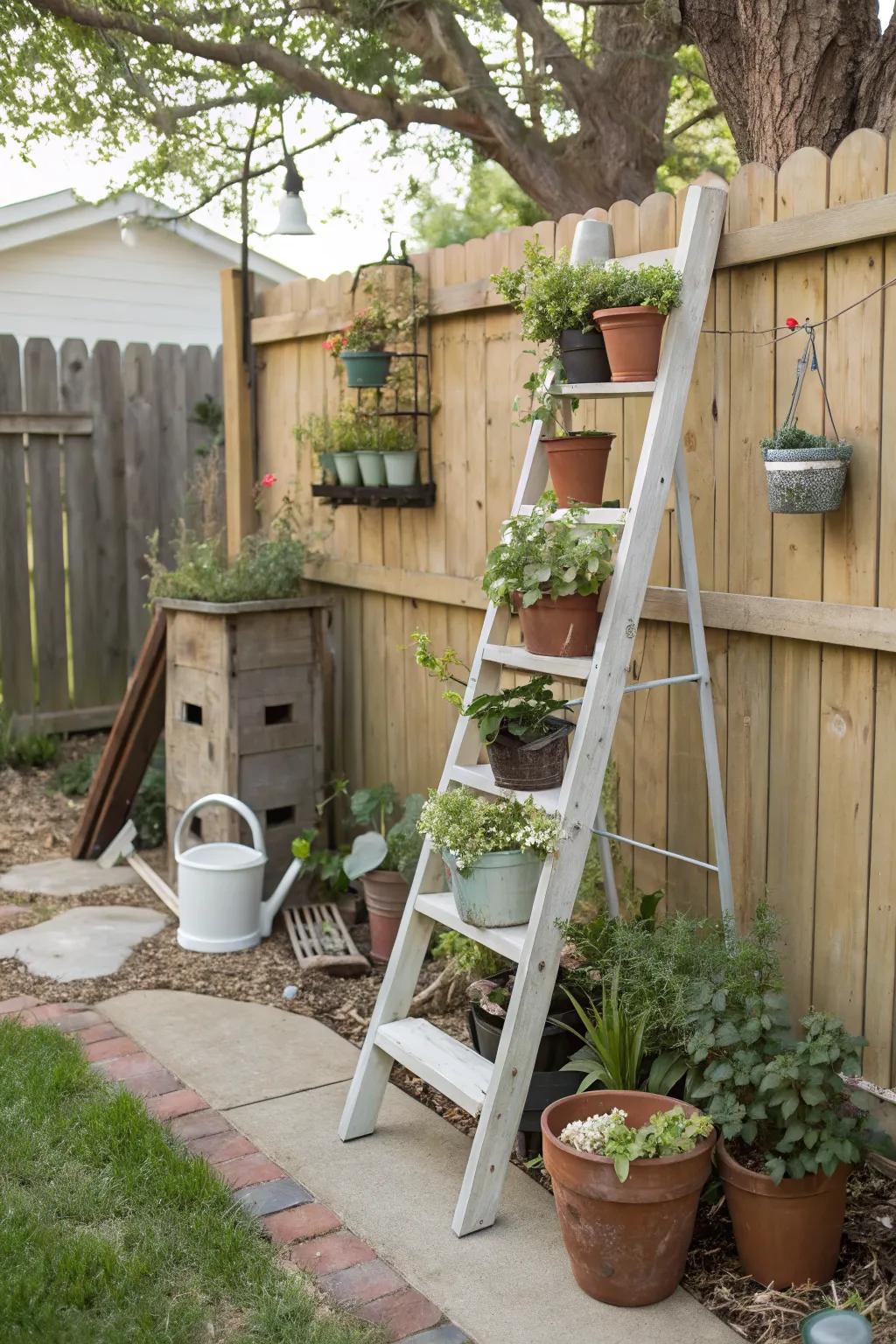 Add character with upcycled decor.