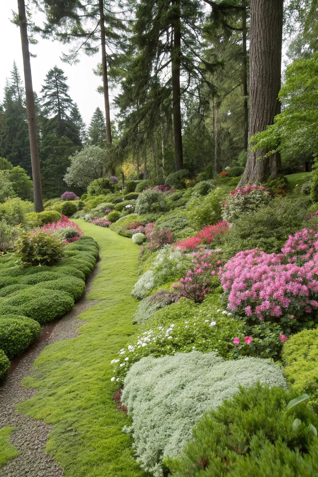 Ground covers offer a beautiful and maintenance-free alternative to grass.