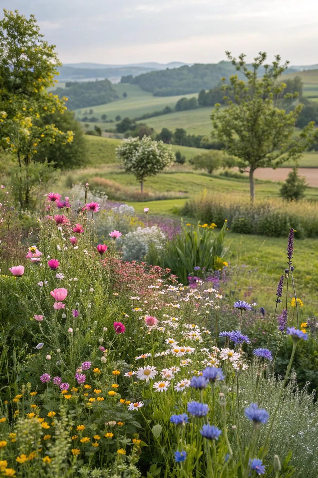 A garden that blooms beautifully through the seasons.