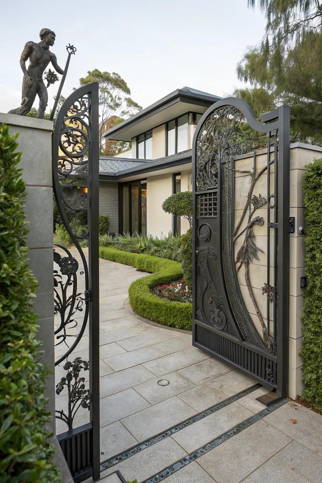 Transform your gate into a work of art.