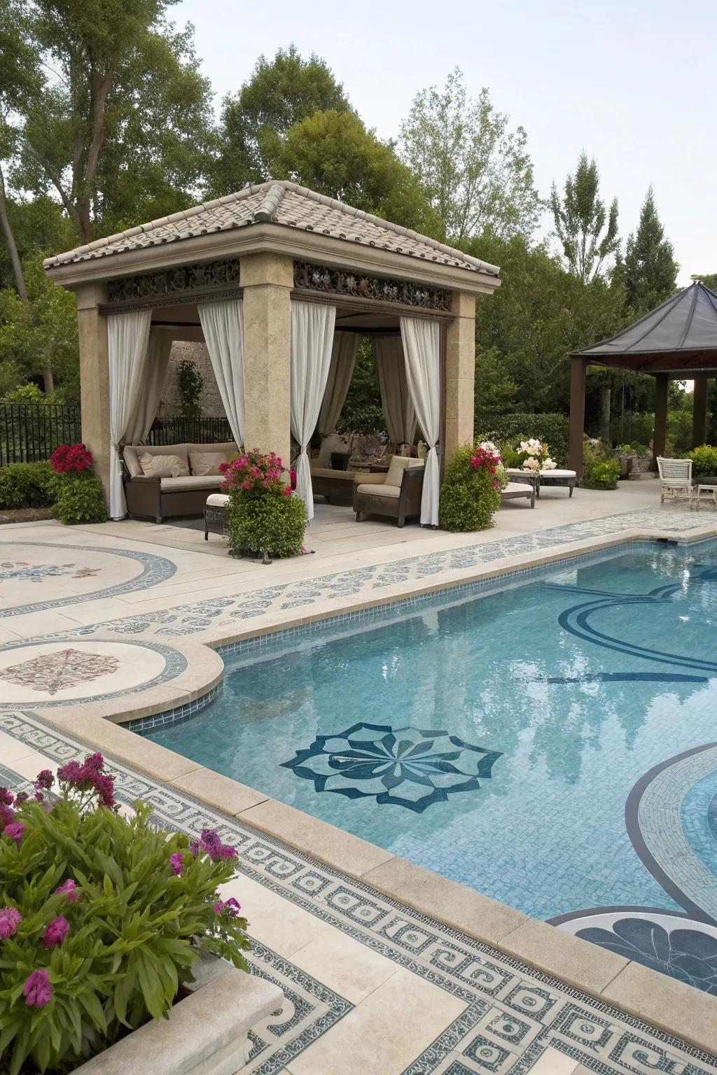 Customized luxury features make this pool uniquely yours.