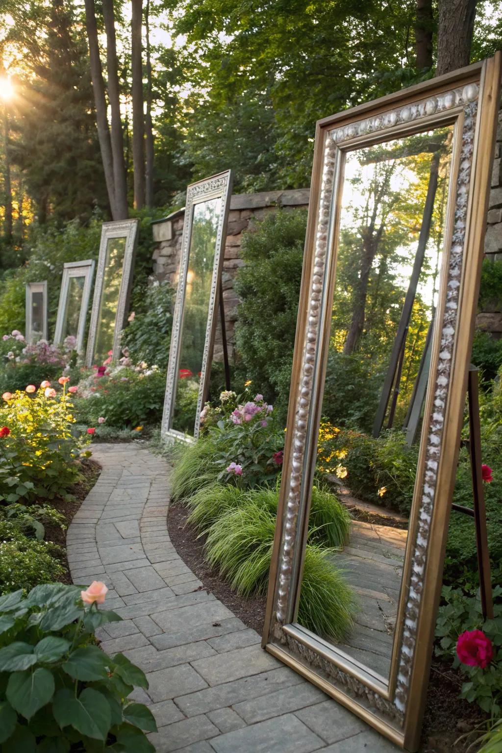Reflective surfaces can work wonders in small spaces.