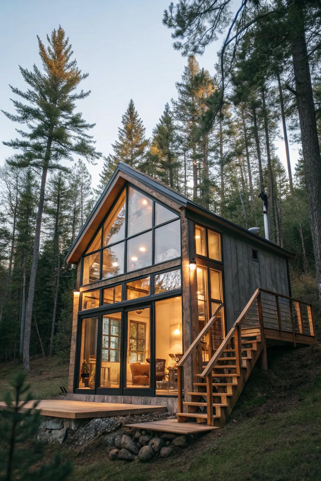 A tiny house that packs big comfort and functionality.
