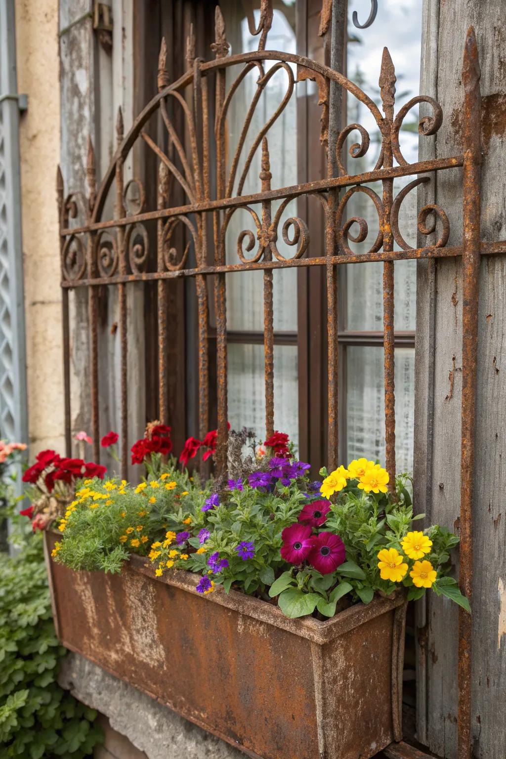 Enhance your space with a window box backdrop.