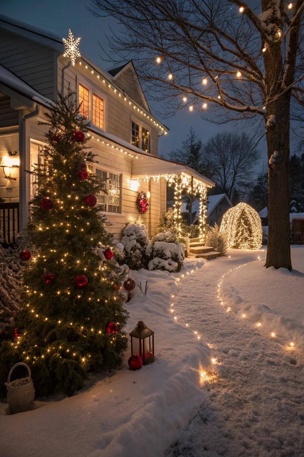Artificial snow brings a winter wonderland to warm climates.