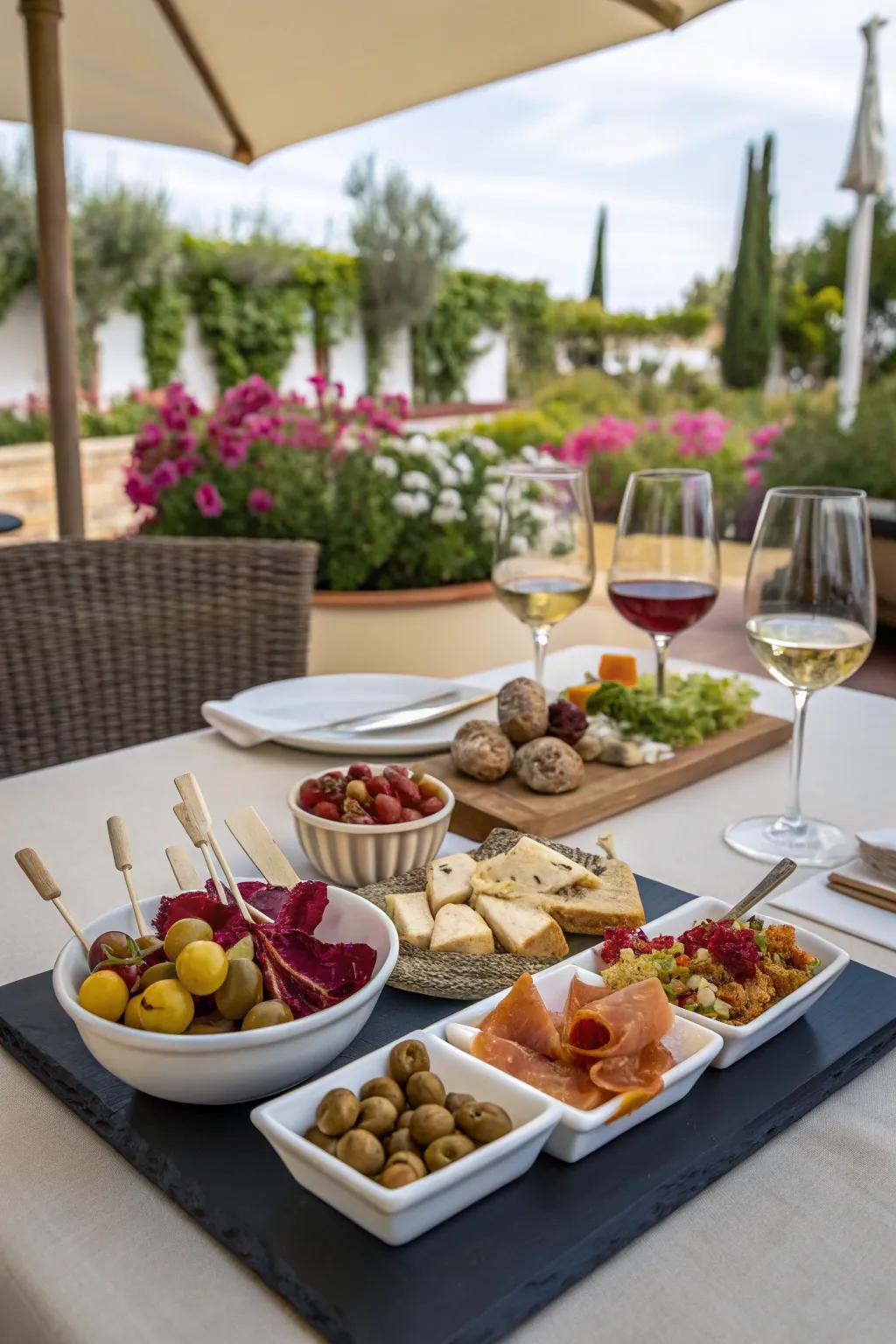 A sophisticated tapas evening that delights the senses.