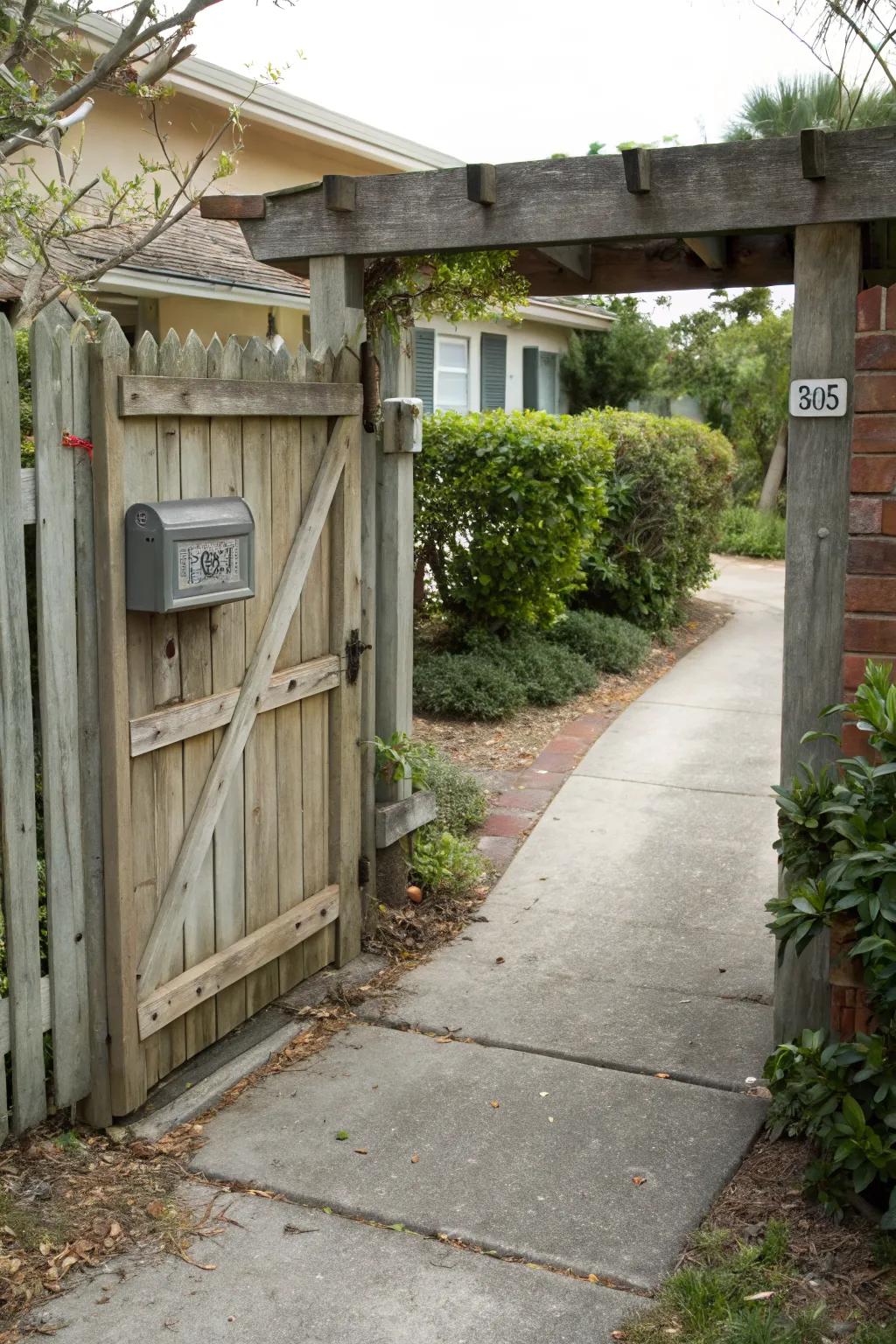 Functional gates combine beauty with practicality for everyday use.