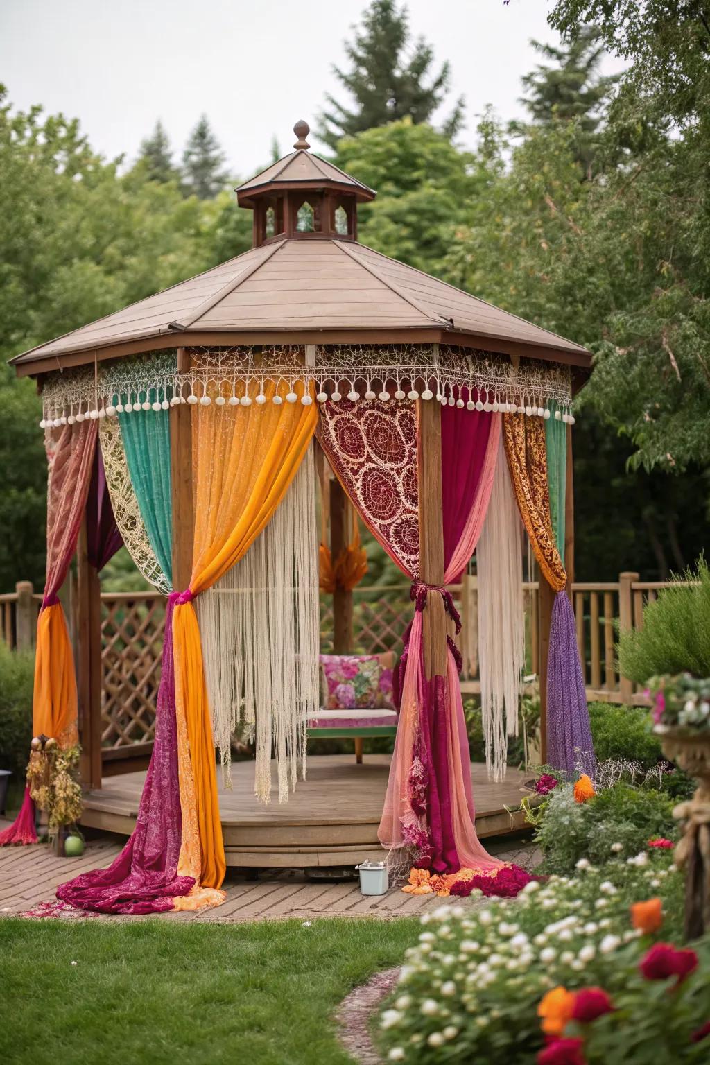 Channel boho vibes with colorful and relaxed decor.