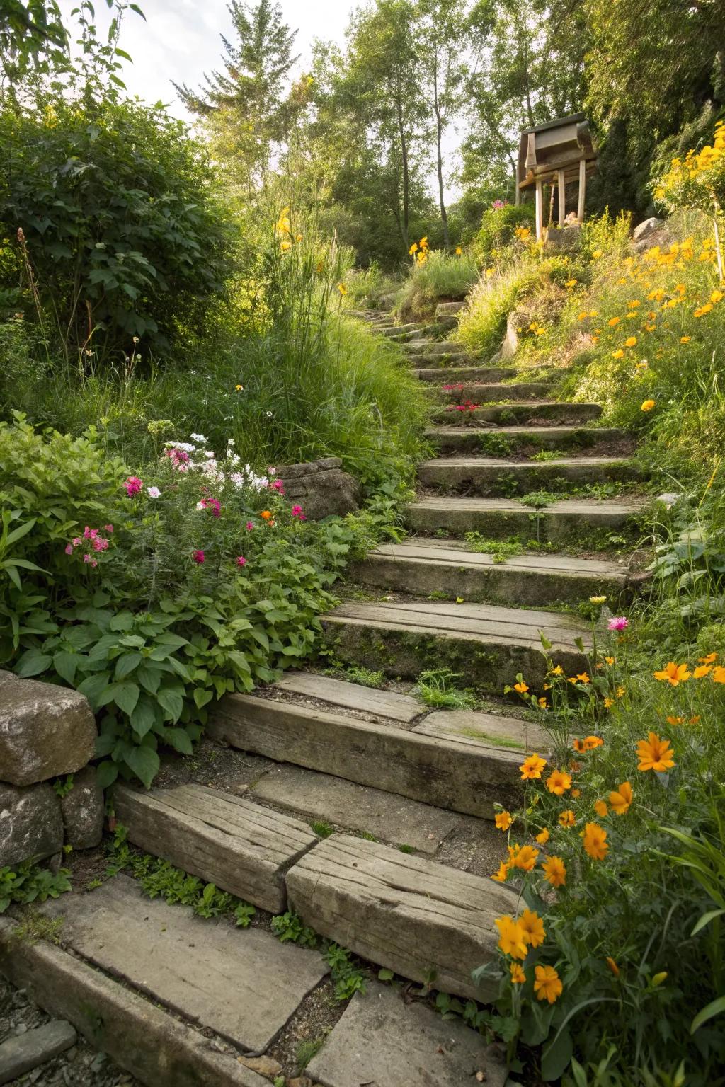 Eco-friendly steps that combine style with sustainability.