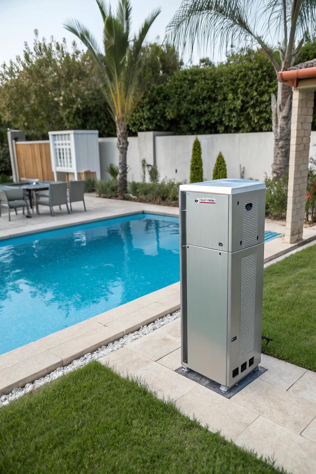 Electric heaters offer quick, on-demand pool heating.