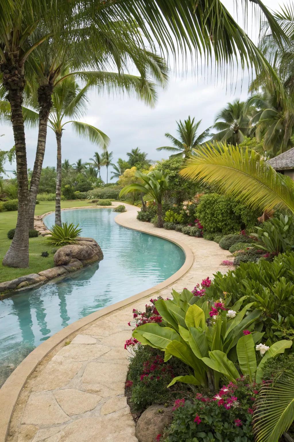 Transform your backyard into a tranquil lagoon.