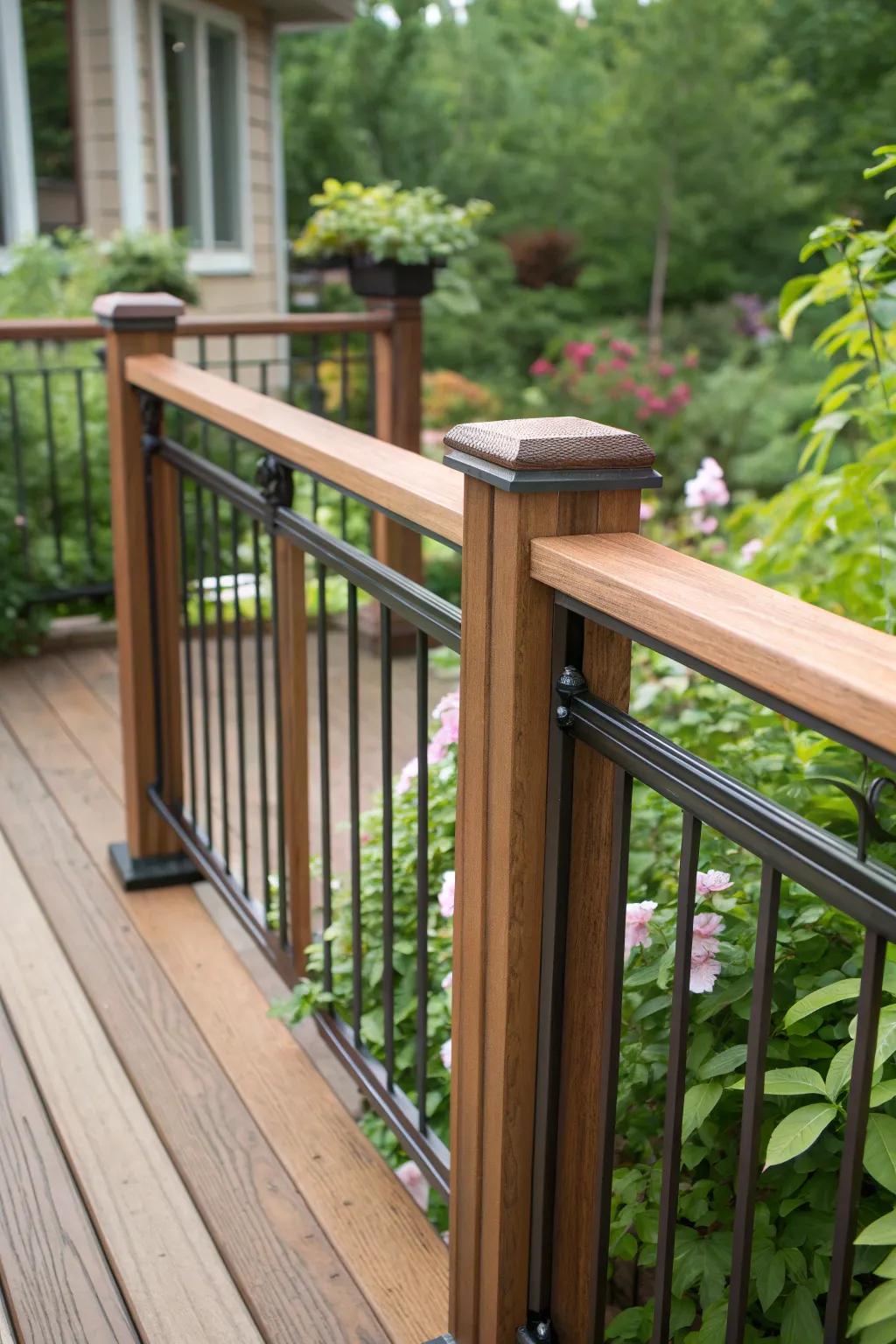 Unique combinations of vertical and horizontal elements for a fresh design.