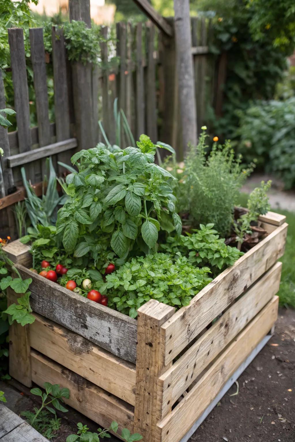 Pallet garden boxes offer a sustainable and affordable gardening solution.