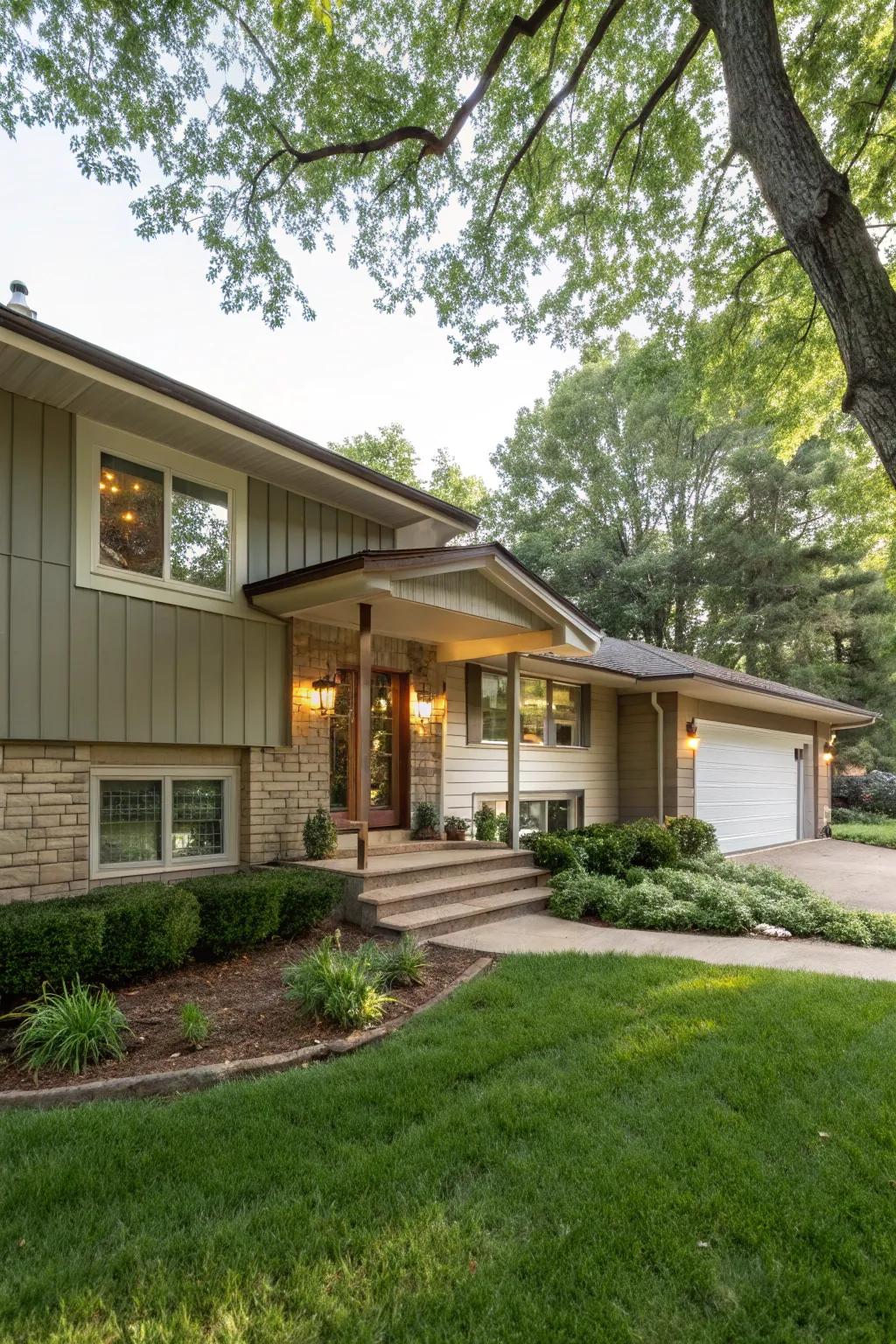Overhangs that offer protection and style.