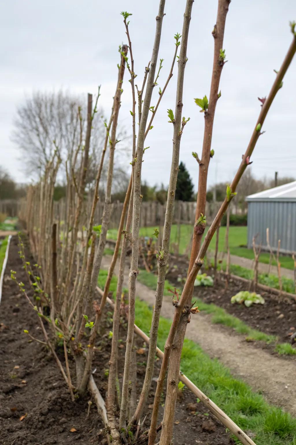 Pruning is essential for maintaining a healthy, productive raspberry patch.
