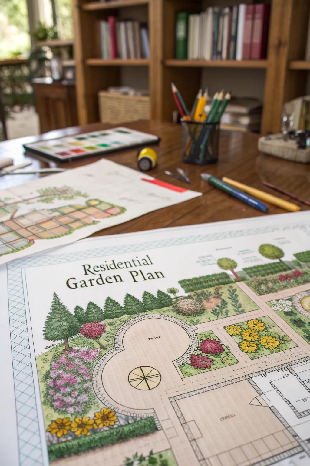 Illustrated plans bring your garden vision to life.