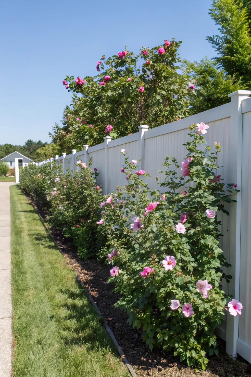 Enjoy privacy with a touch of beauty.