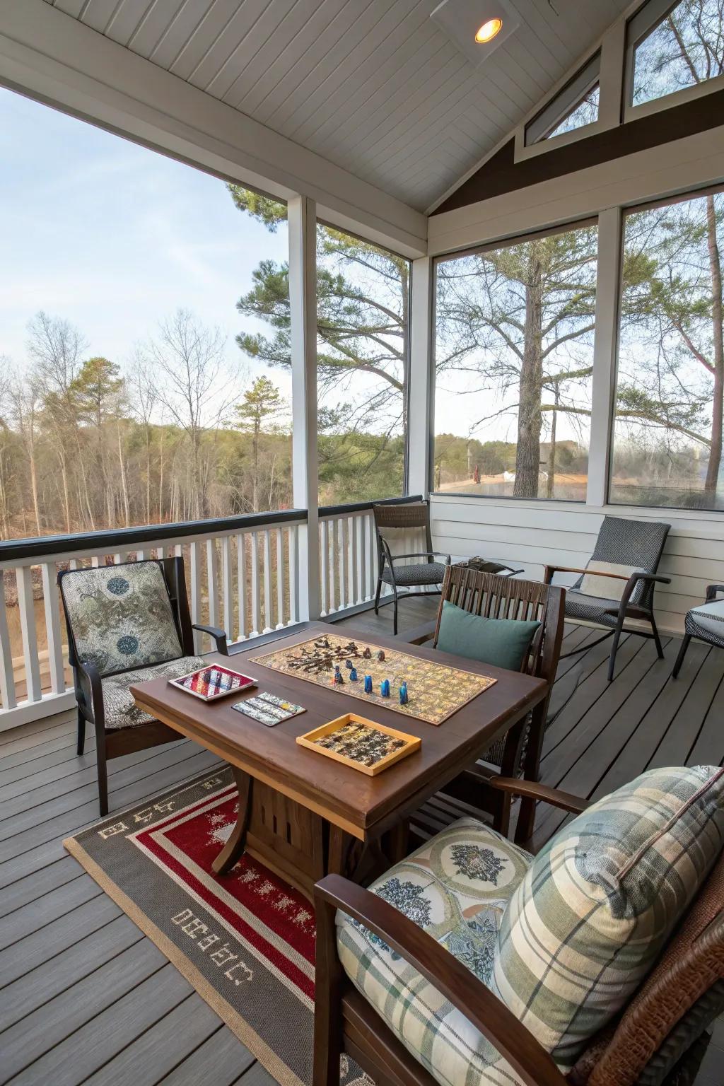 A lively spot for family game nights.