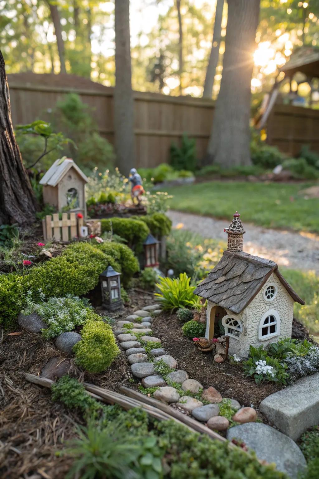 A fairy garden brings enchantment to your secret space.