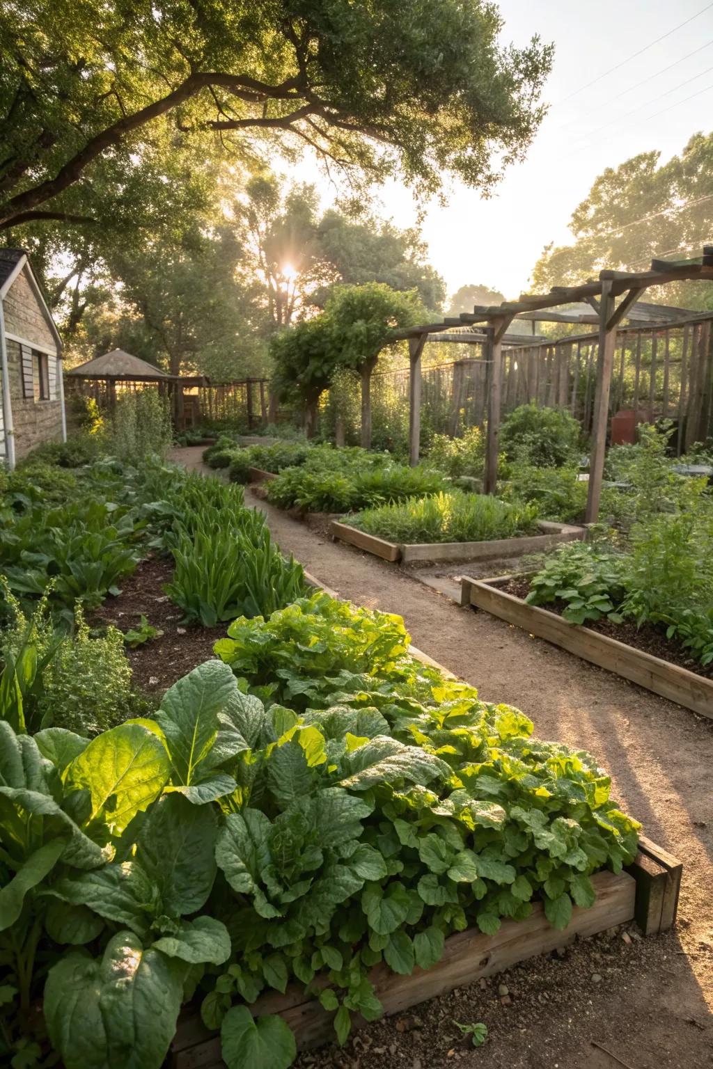 Shade-tolerant plants make use of every garden space.