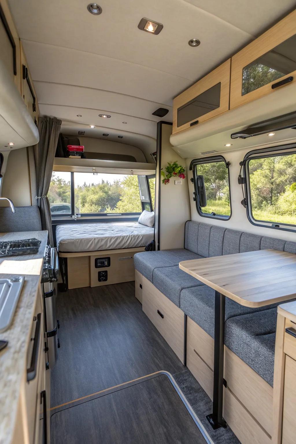 Adapt your camper with a modular interior design.