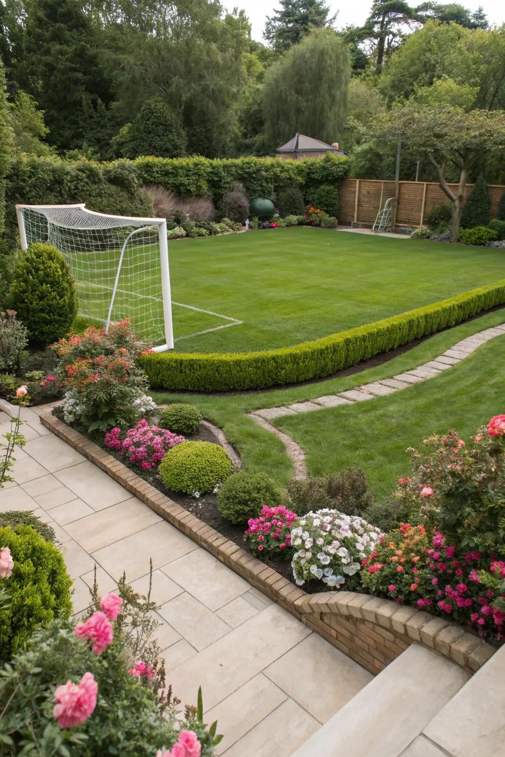 Seamless landscape integration enhances your backyard's beauty.