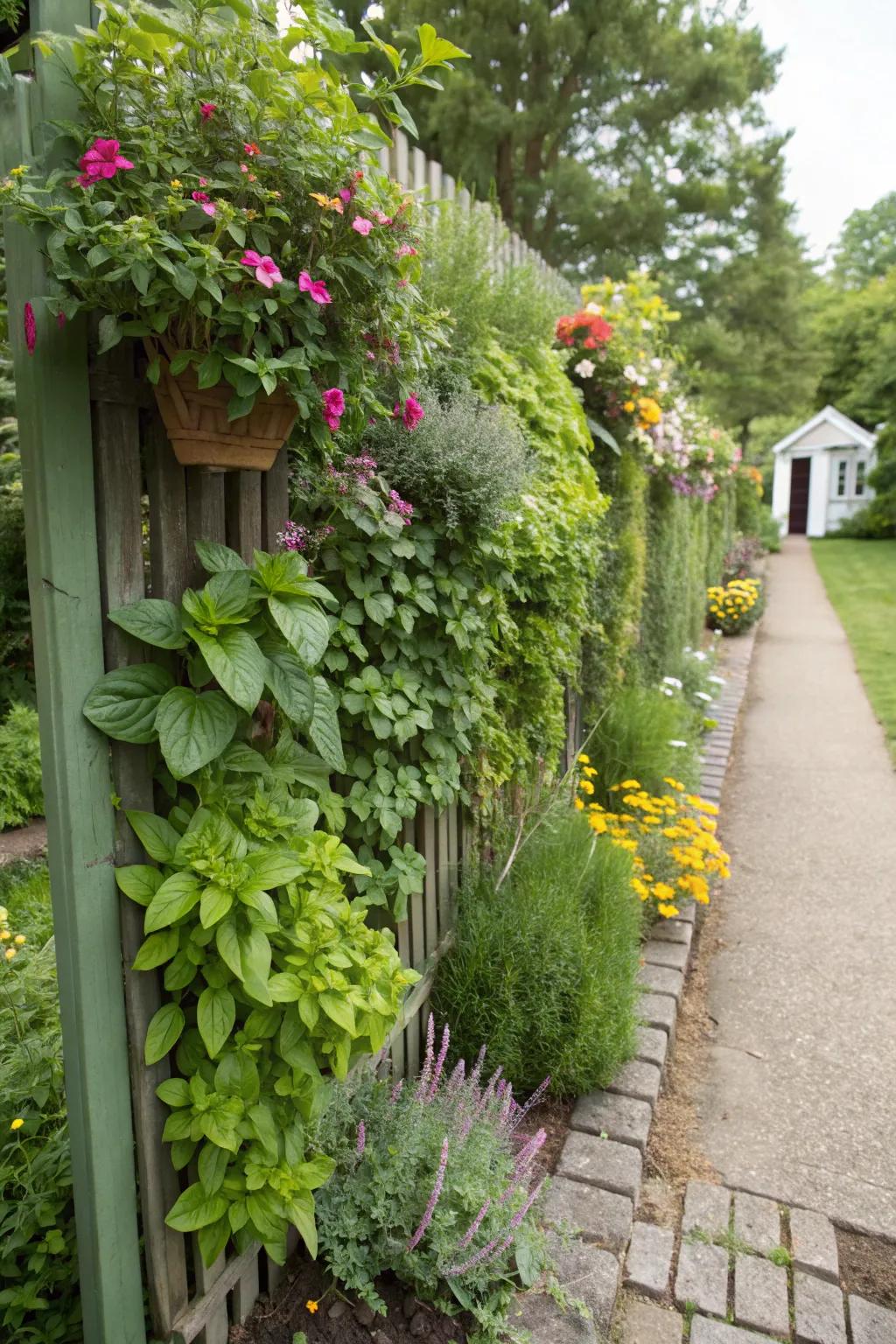 Green walls make stunning backdrops