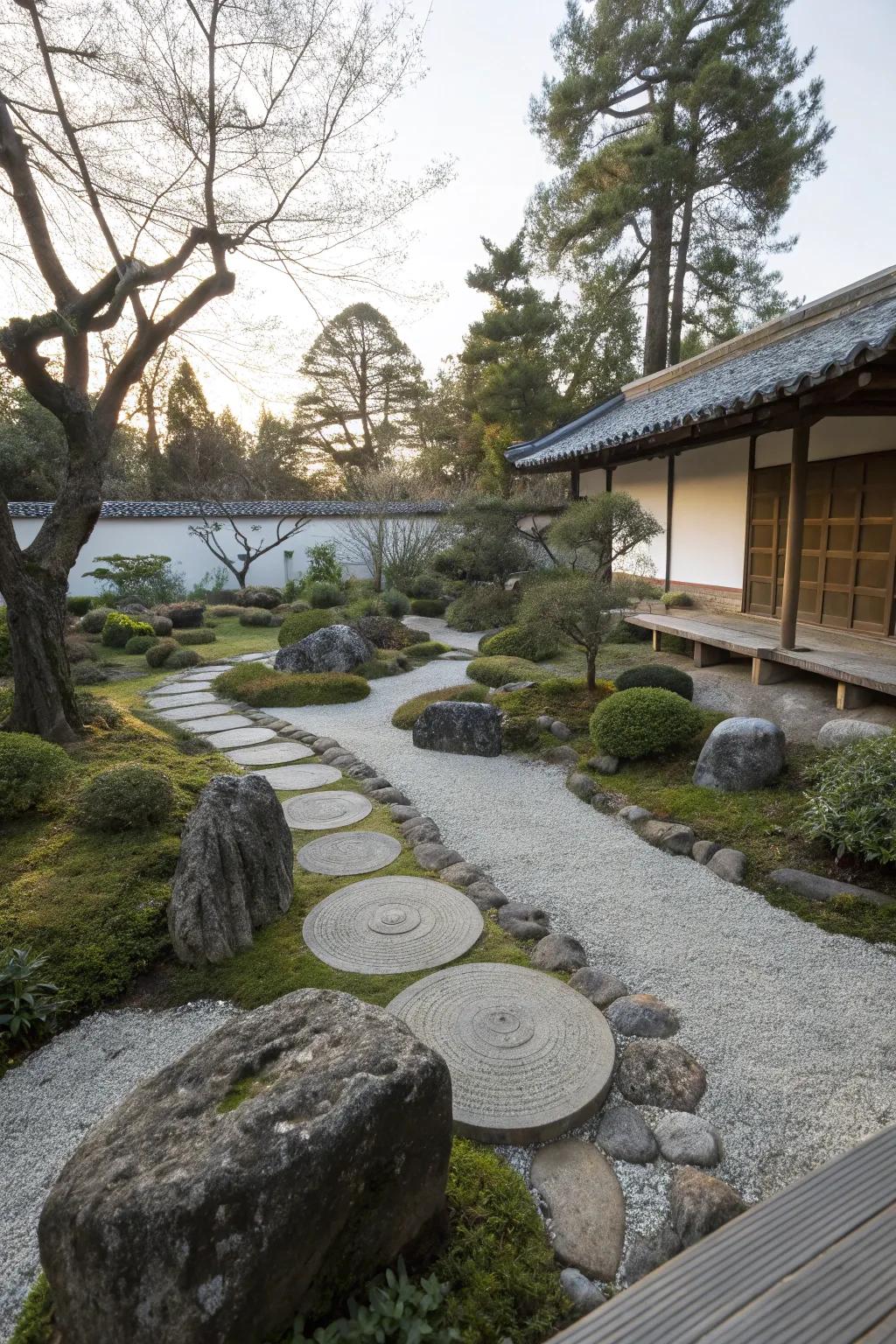 Zen principles bring balance and tranquility to your garden.