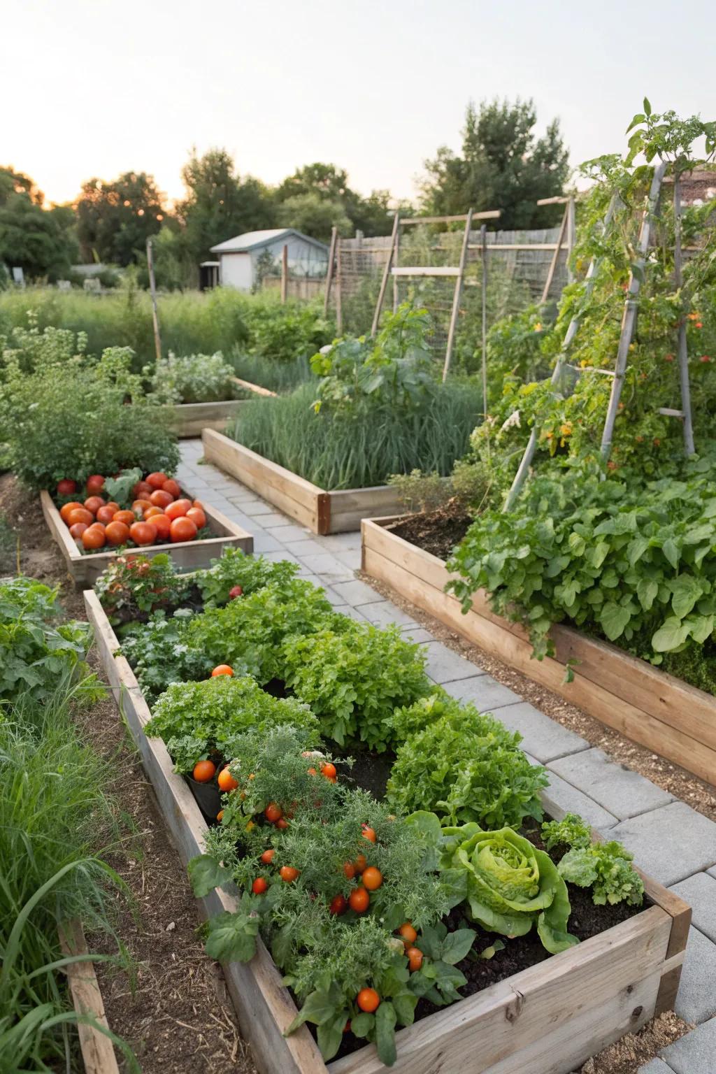 Optimize your plant growth with raised beds for better soil management.